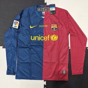 FC Barcelona 2008/09 Messi #10 UEFA Champions League Home Jersey
